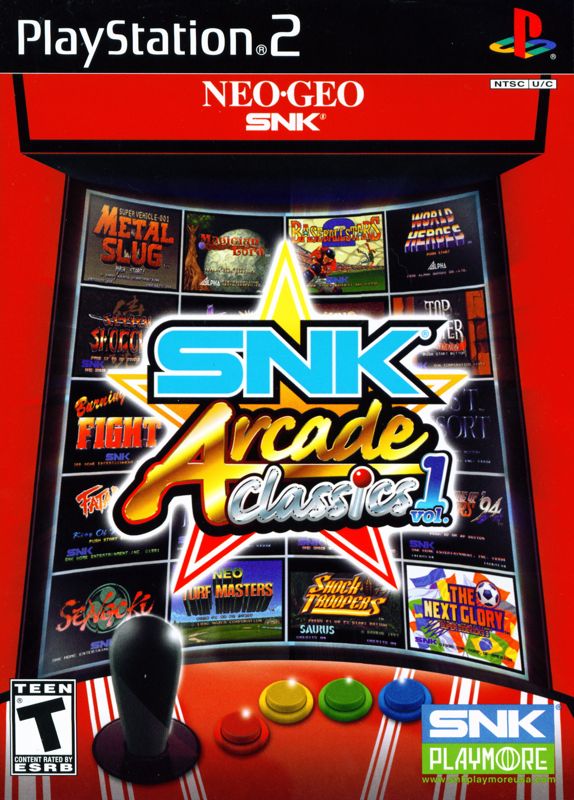 SNK Arcade Classics Vol. 1 box art for Wii